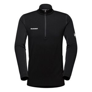Mammut Mens Aener Quarter Zip Slim Fleece / Black